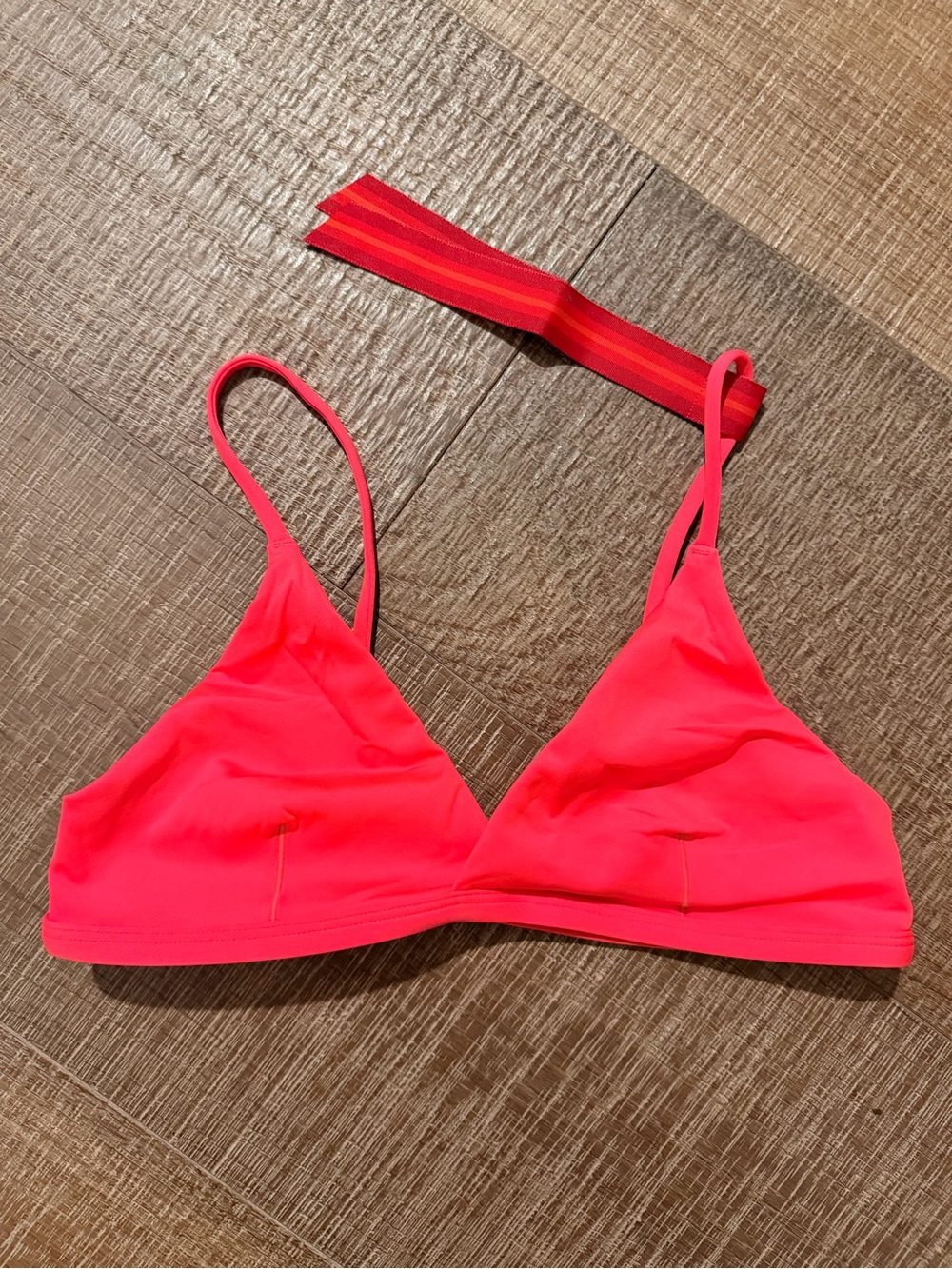 Left On Friday Sweet Victory Triangle Bikini Top - color Rescue